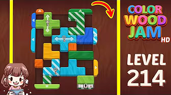 Color Wood Jam Level 214: Color Wood Jam Level 214