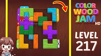 Color Wood Jam Level 217: Color Wood Jam Level 217