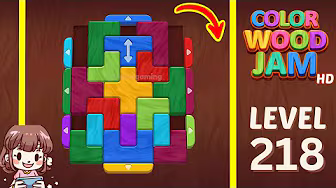 Color Wood Jam Level 218: Color Wood Jam Level 218