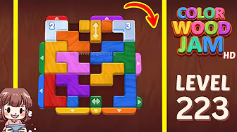 Color Wood Jam Level 223: Color Wood Jam Level 223