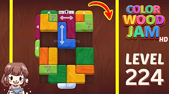 Color Wood Jam Level 224: Color Wood Jam Level 224