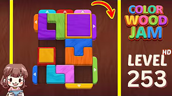 Color Wood Jam Level 253: Color Wood Jam Level 253