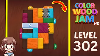 Color Wood Jam Level 302: Color Wood Jam Level 302