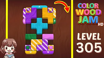 Color Wood Jam Level 305: Color Wood Jam Level 305