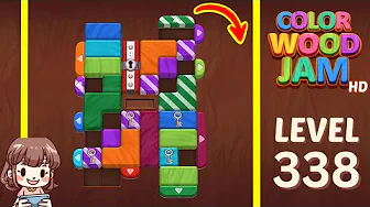 Color Wood Jam Level 338: Color Wood Jam Level 338