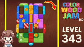 Color Wood Jam Level 343: Color Wood Jam Level 343
