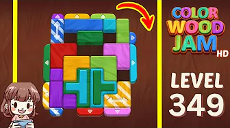 Color Wood Jam Level 349: Color Wood Jam Level 349