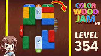 Color Wood Jam Level 354: Color Wood Jam Level 354