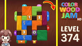 Color Wood Jam Level 374: Color Wood Jam Level 374