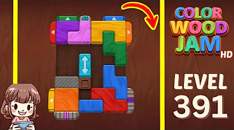 Color Wood Jam Level 391: Color Wood Jam Level 391